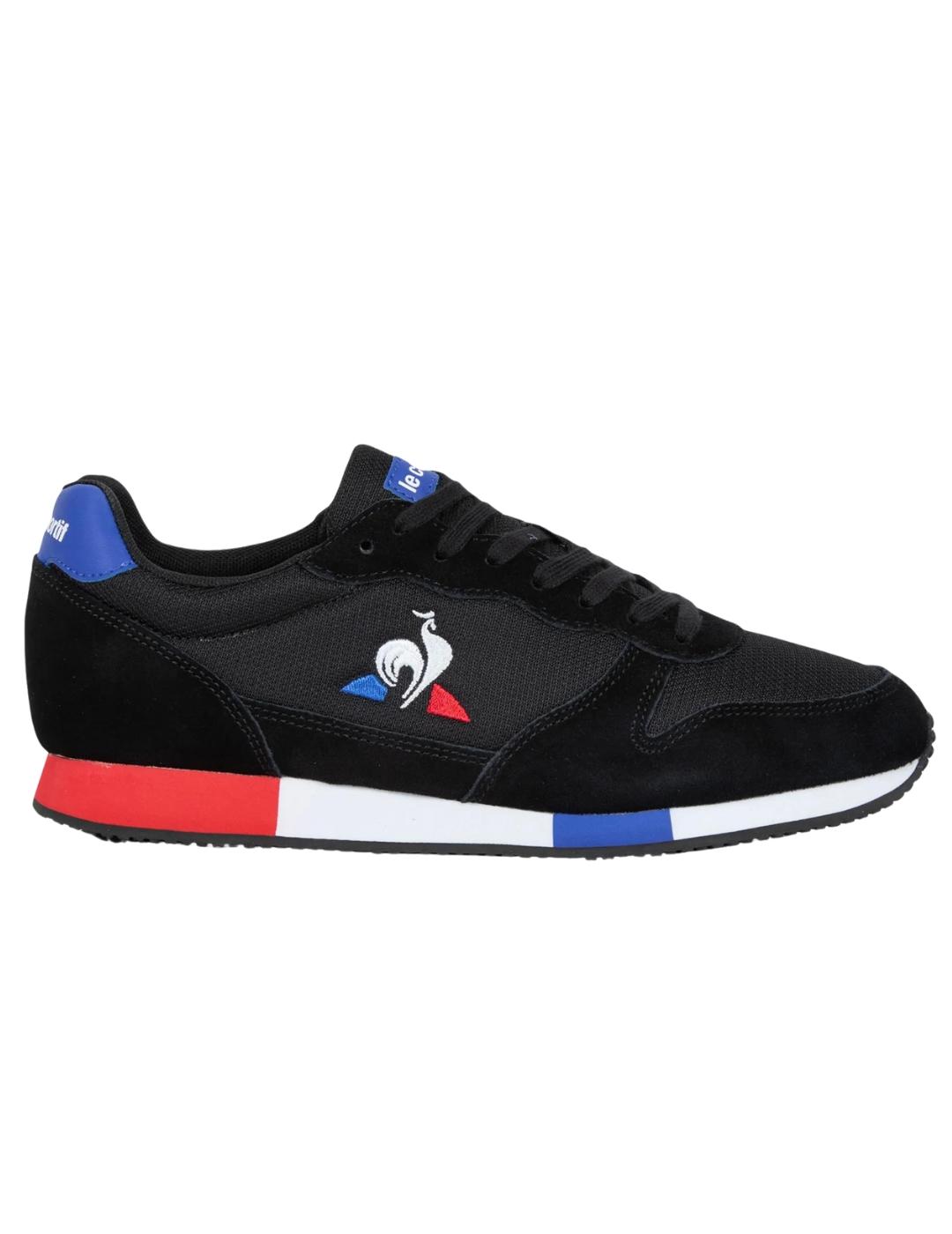 Zapatillas le coq sportif alpha tricolor negro de hombre.