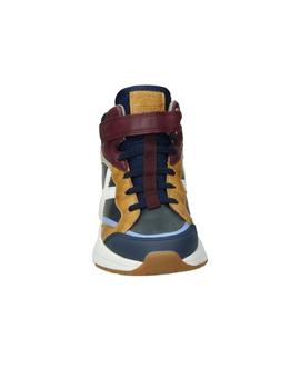 Zapatillas munich mini track boot vco 07 marino marron.