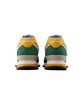 Zapatillas new balance ml574dvg verde de hombre.