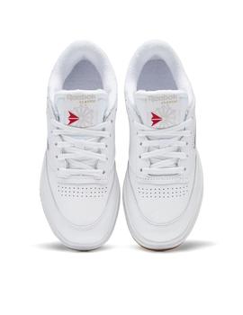 Zapatillas reebok club c double blanco caramelo de mujer.