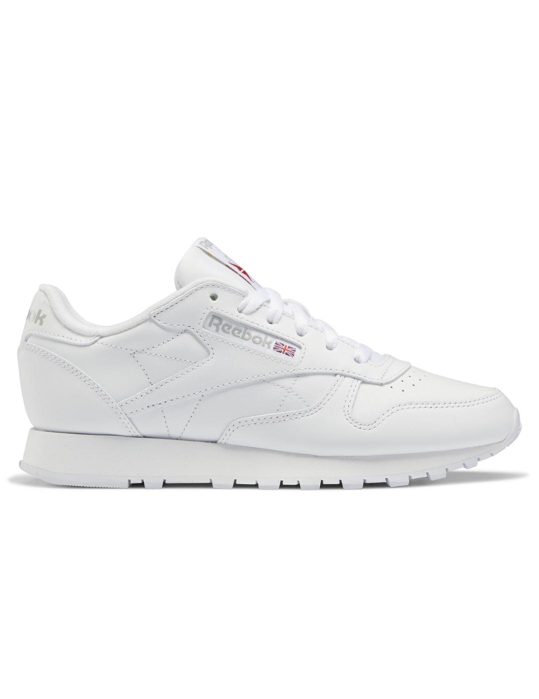 Policía contacto lamentar Zapatillas reebok classic leather blanco de mujer.