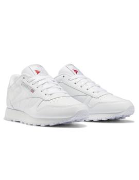 Zapatillas reebok classic leather blanco de mujer.