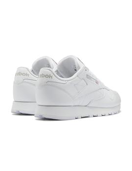 Zapatillas reebok classic leather blanco de mujer.