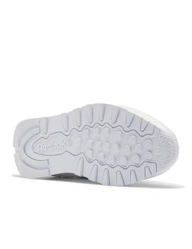 Zapatillas reebok classic leather blanco de mujer.