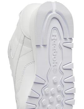 Zapatillas reebok classic leather blanco de mujer.