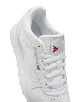 Tenis Reebok Classic Leather Mujer Blanco Beige