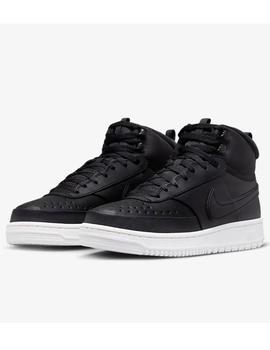 Zapatillas nike court vision mid wntr negro de hombre.