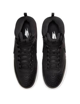 Zapatillas nike court vision mid wntr negro de hombre.