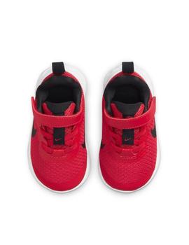 Zapatillas nike revoltion 6 nn tdv rojo de bebé.