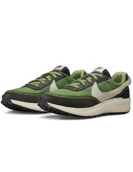 Zapatillas nike waffle debut verde de hombre.