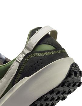 Zapatillas nike waffle debut verde de hombre.