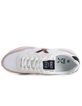 Zapatillas munich dash women 148 blanco rosade mujer.