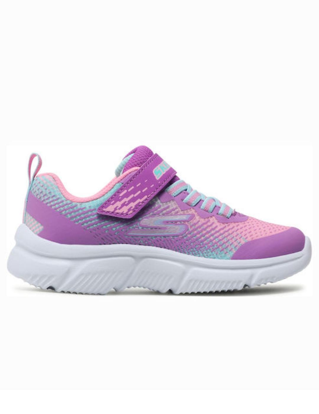 Zapatillas skechers go run 650 violeta de niña.