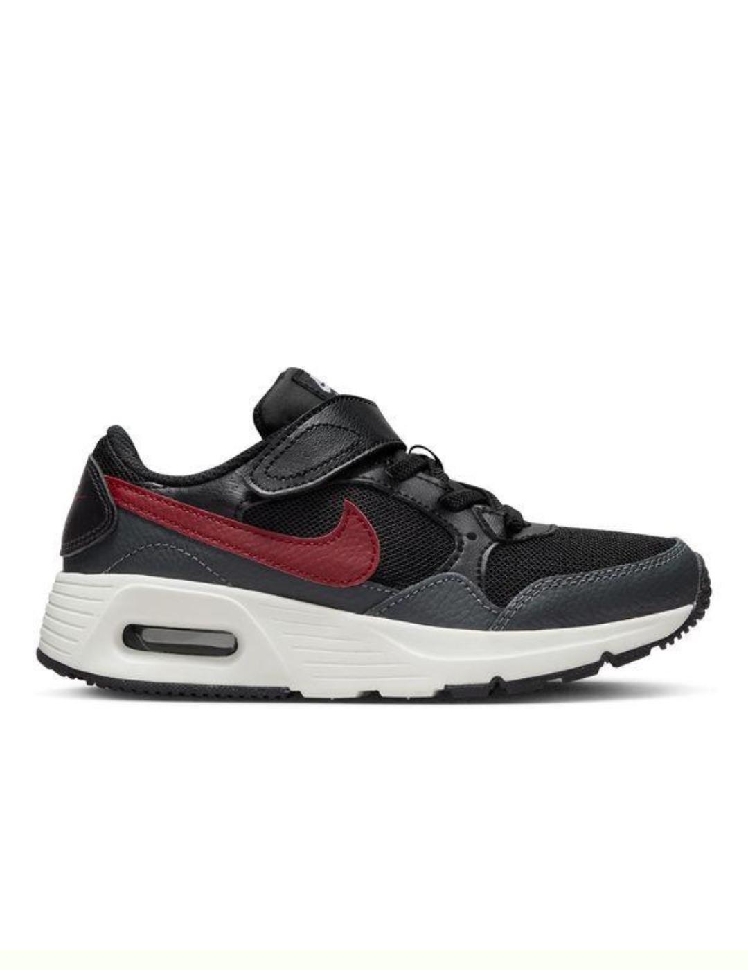 Zapatillas nike air max sc psv negro granate de niño.