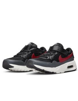 Zapatillas nike air max sc psv negro granate de niño.