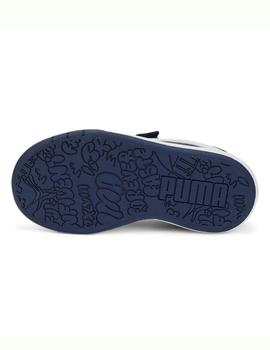 Zapatillas puma multiflex sl azul de niño.