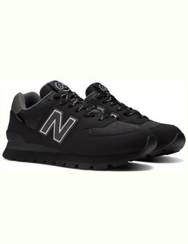 Zapatillas new balance ml574dk2 negro de hombre.