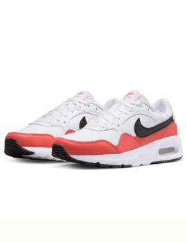 Zapatillas nike air max sc blanco rojo de mujer.