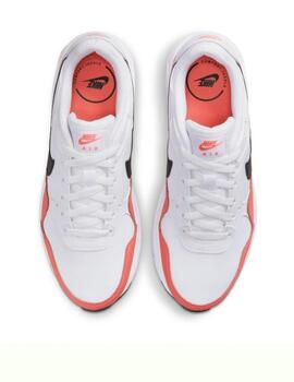 Zapatillas nike air max sc blanco rojo de mujer.