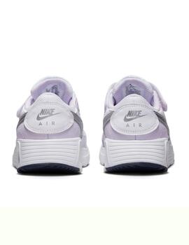 Zapatillas nike air max sc violeta plateado de niña.