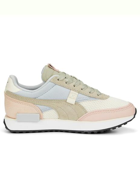 Tenis Puma Future Rider Mujer Beige