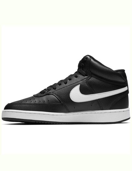 Zapatillas nike court negro blanco de mujer.