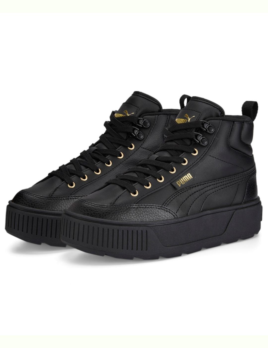 Descanso Tropezón Ofensa Zapatillas puma karmen mid negro de mujer.