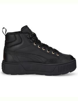 Zapatillas puma karmen mid negro de mujer.