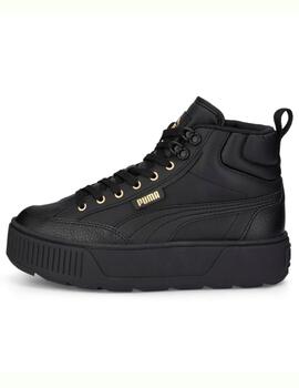 Zapatillas puma karmen mid negro de mujer.