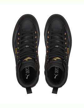 Zapatillas puma karmen mid negro de mujer.