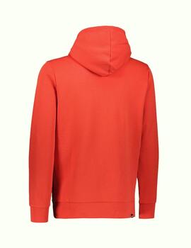 sudadera puma red/cal dk rojo de hombre.