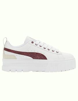 Zapatillas mayze puma x Aitana swirl blanco granate de mujer