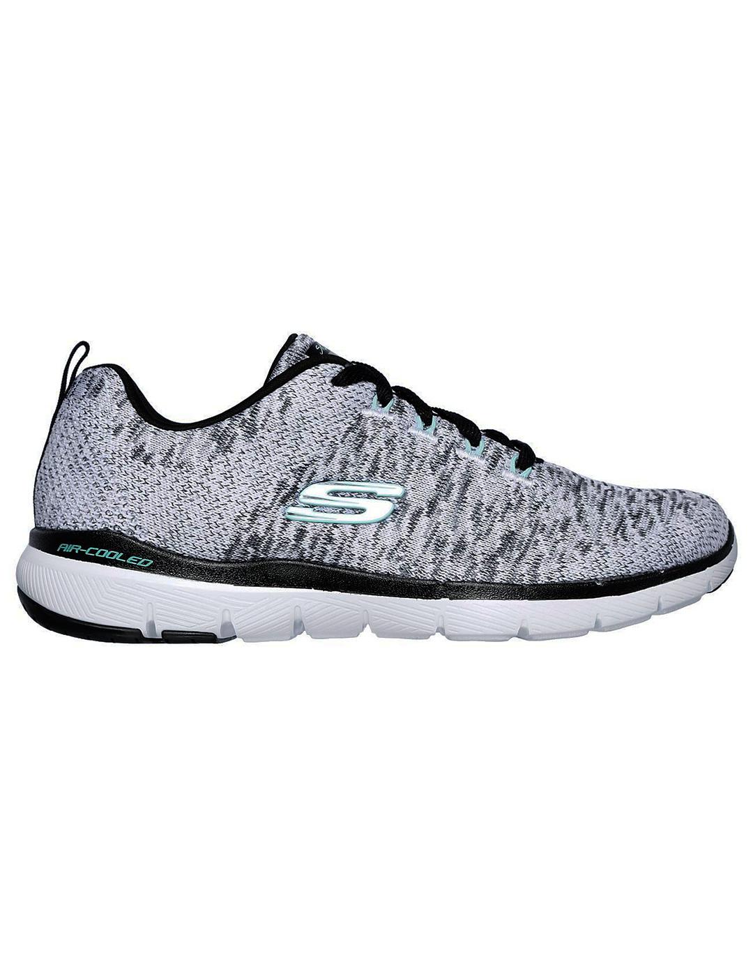 Zapatillas Mujer Skechers 13062/WBK GRIS