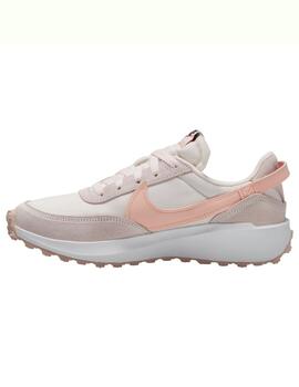 Zapatillas nike waffle debut rosa de mujer.