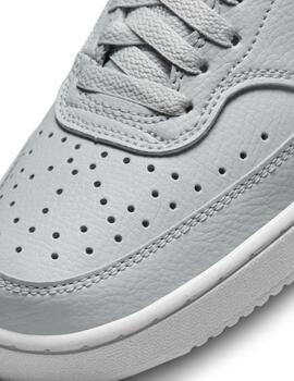 Zapatillas nike court vision nn gris platino de mujer.