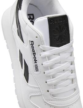 Zapatillas reebok classic vegan blanco negro de hombre.