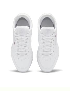 Zapatillas reebok classic leather sp j blanco de niño.