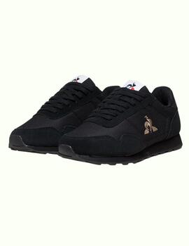 Zapatillas le coq sportif astra metallic negro de hombre.