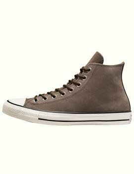 Zapatillas converse all star nubuck leather gris de hombre.