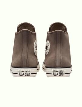 Zapatillas converse all star nubuck leather gris de hombre.