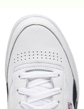 Zapatillas reebok club c revenge mu blanco negro de hombre.