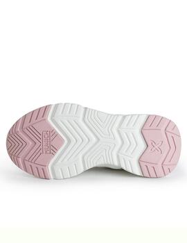 Zapatillas munich mini track vco 67 blanco rosa de niña.