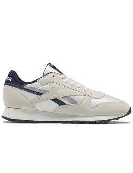 Zapatillas reebok classic leather gris marino de hombre.