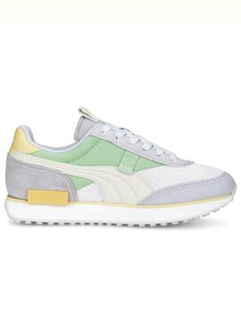 Zapatillas puma future rider pastel de mujer.