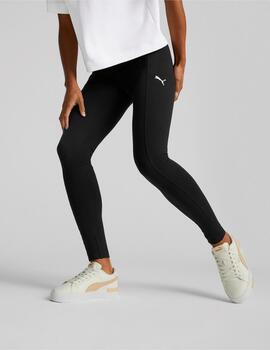 mallas puma HER High-Waist negro de mujer.