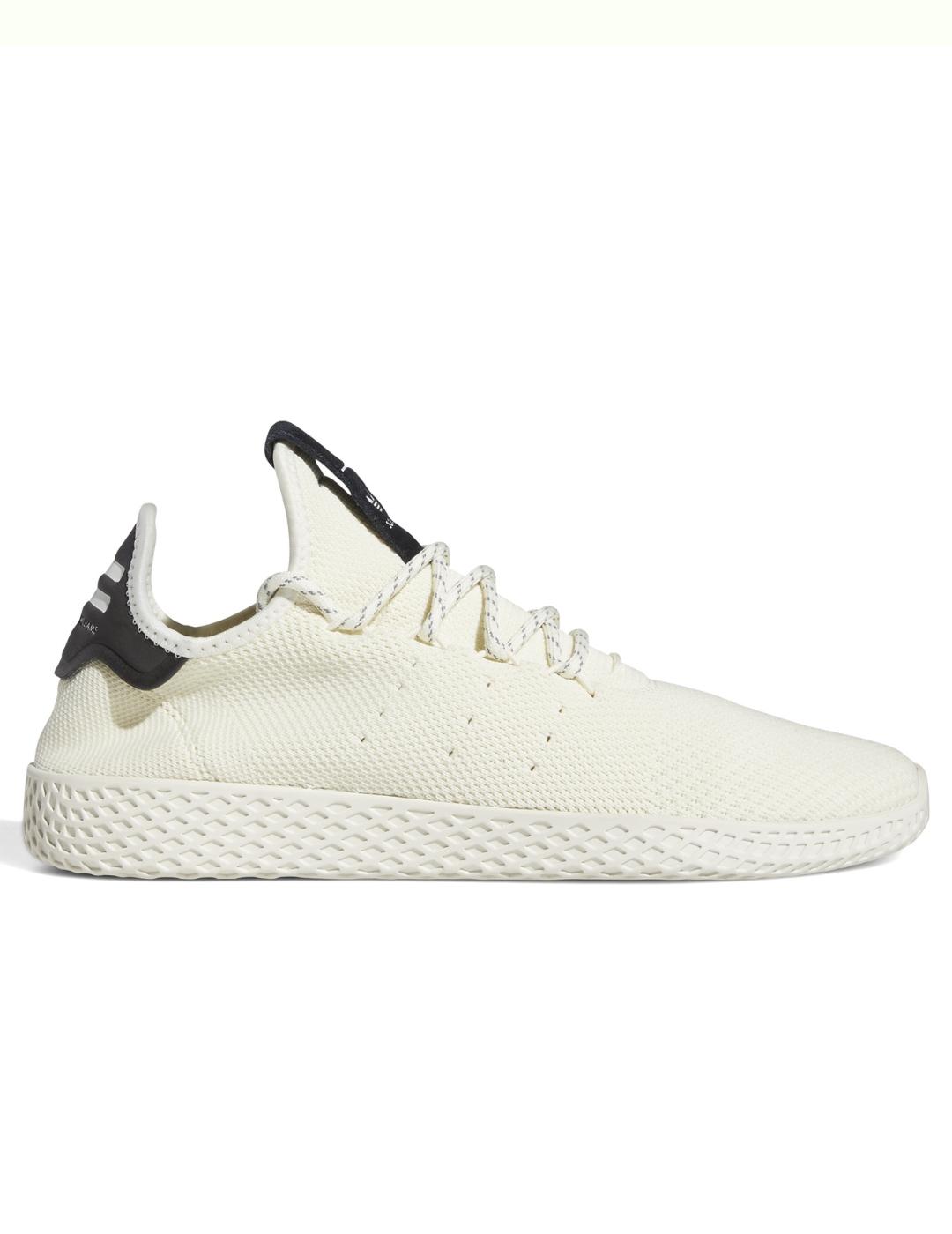 Zapatillas adidas tennis hu Pharrell Williams blanco negro.