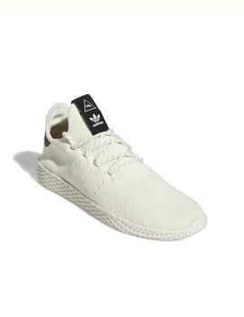 Zapatillas adidas tennis hu Pharrell Williams blanco negro.