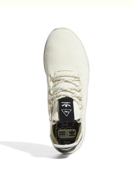 Zapatillas adidas tennis hu Pharrell Williams blanco negro.