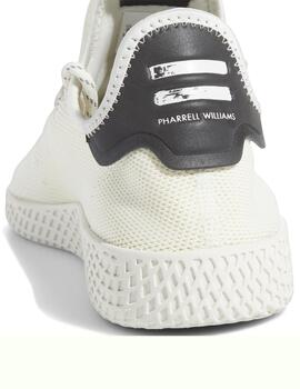 Zapatillas adidas tennis hu Pharrell Williams blanco negro.