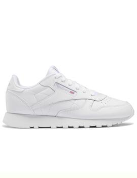 Zapatillas reebok classic leather junior blanco